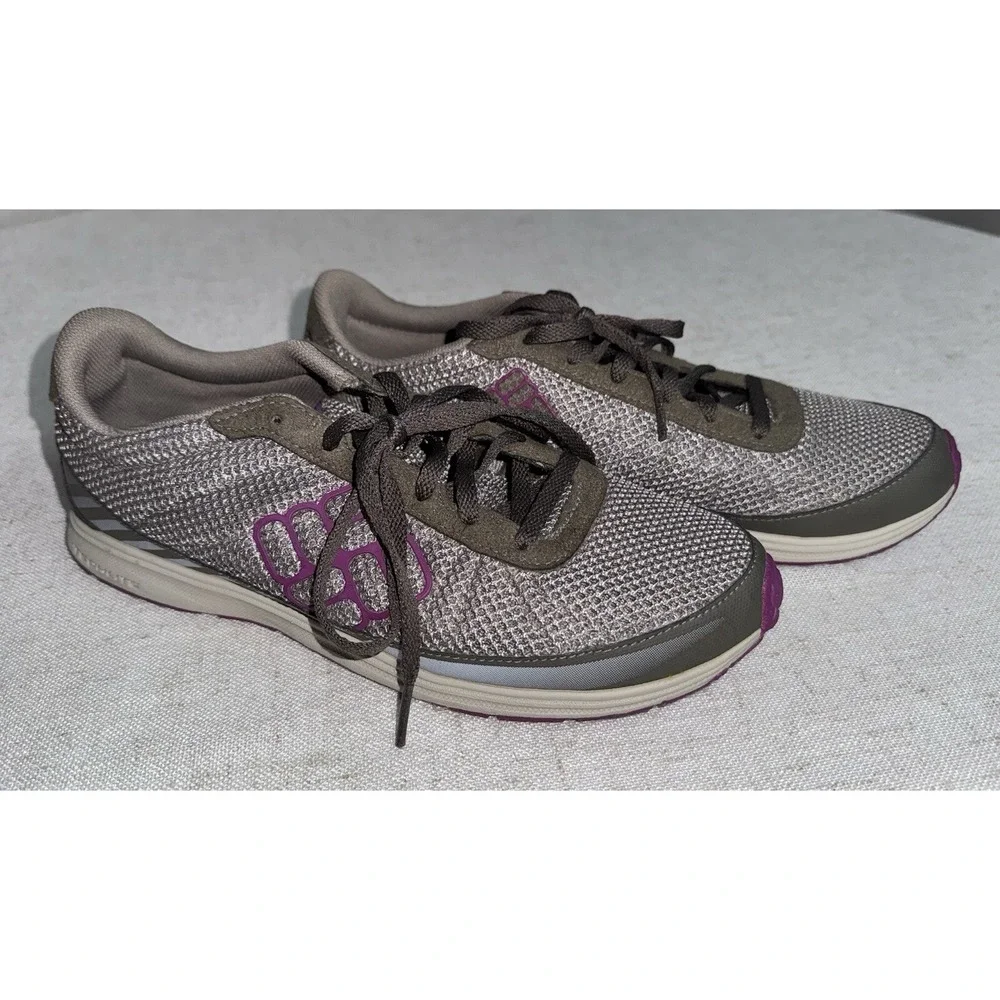 NEW Women's Columbia Techlite Purple Taupe Tennis‎ Athletic Running Shoes 9.5